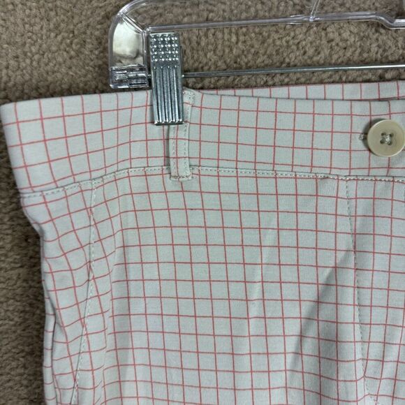 Betabrand Yoga Pants Womens XL Long Gray/Red Check Straight Stretch High Rise - Picture 4 of 12